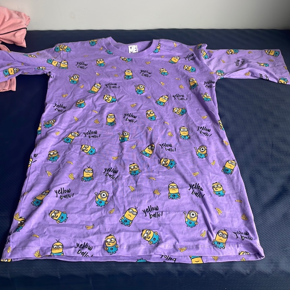 Oversized minion tshirt dress